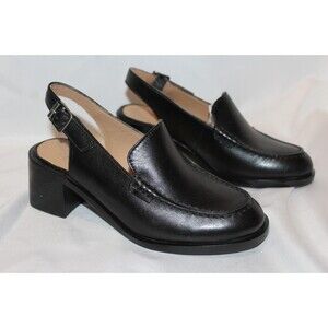 MADEWELL SLINGBACK LEATHER HEELED MULE BLACK NIB SZ 5